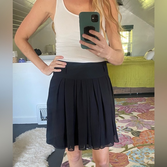 ✨Vince Camuto✨Pleated Chiffon Skater Skirt - Picture 7 of 7